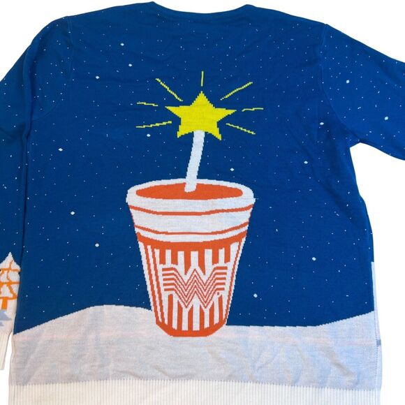 Mens Whataburger Christmas Sweater Ugly Christmas Sweater Mens 3XL Holiday Texas - Picture 3 of 9